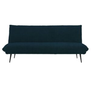 Duncan Fabric 3 Seater Sofa Bed In Cyan