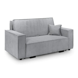 Cadiz Fabric 2 Seater Sofa Bed In Grey